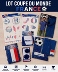Pack Supporter France 🇫🇷 – Kit Coupe du Monde Complet