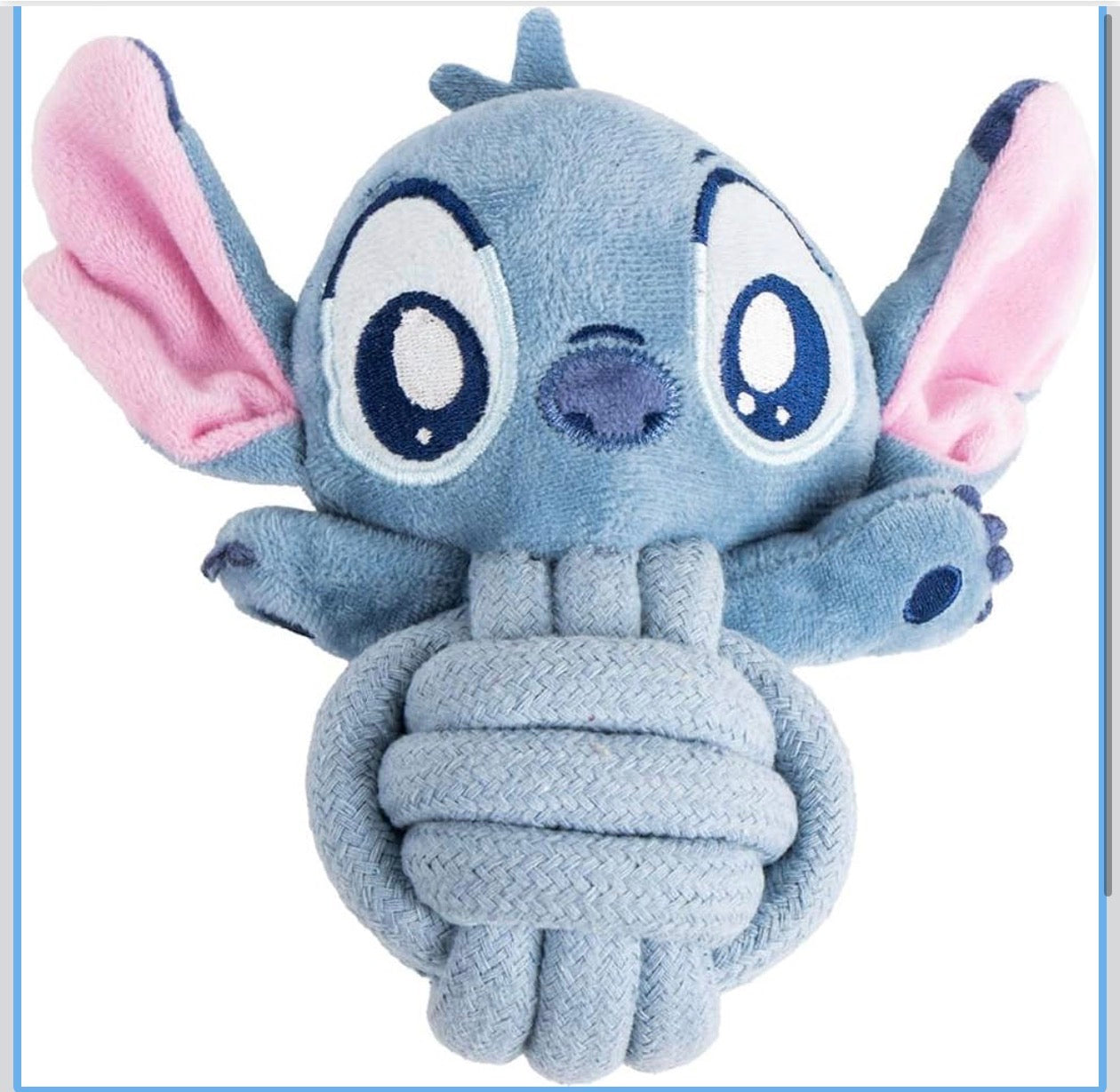 Jouet pour Chien Stitch Disney – Peluche Corde Résistante